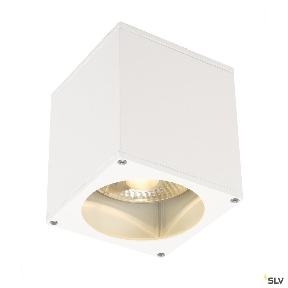 SLV BIG THEO CEILING OUT Deckenleuchte, eckig, weiss, ES111, max. 75W