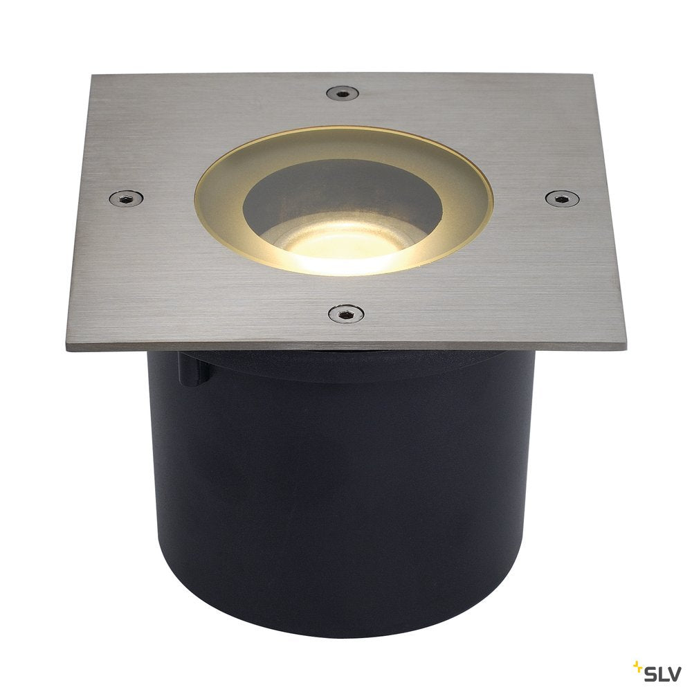 SLV WETSY LED 300 Einbauleuchte, eckig, Edelstahl 316