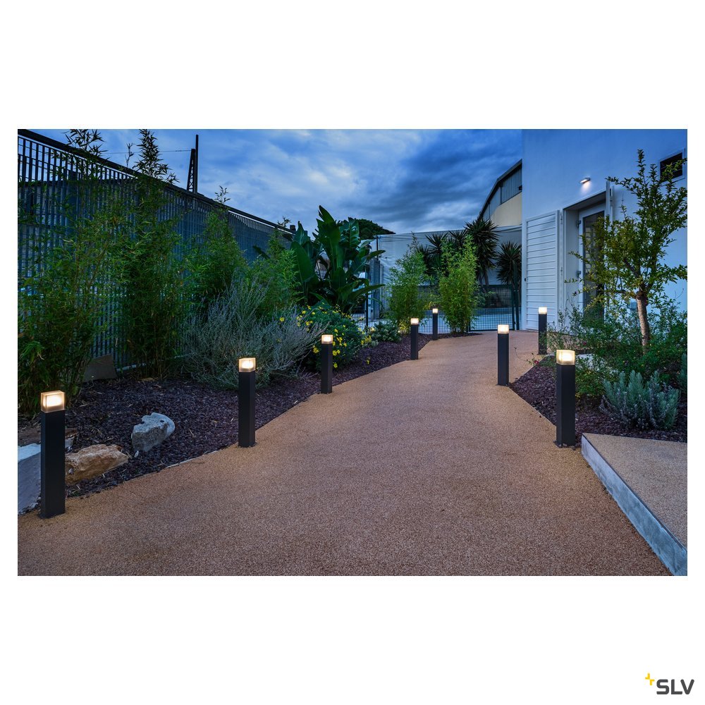 SLV GRAFIT Stehleuchte, SL 60, anthrazit / weiss, E27 ESL, max. 11W, IP44