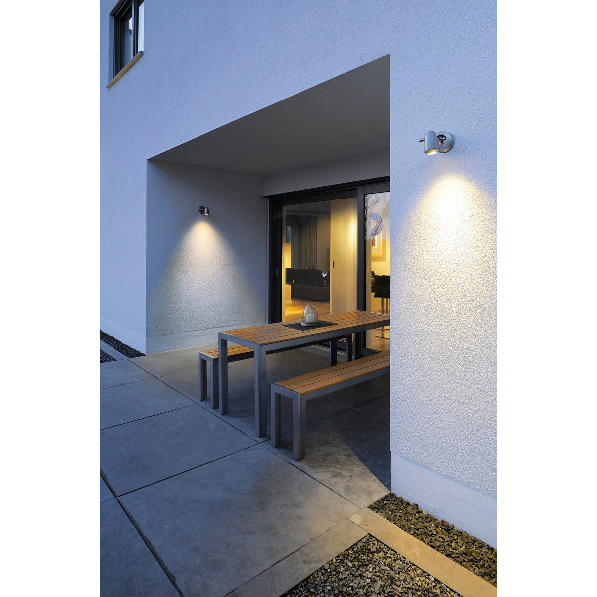SLV CV-SPOT WALL GU10 Wand- und Deckenleuchte, Edelstahl, max. 4W