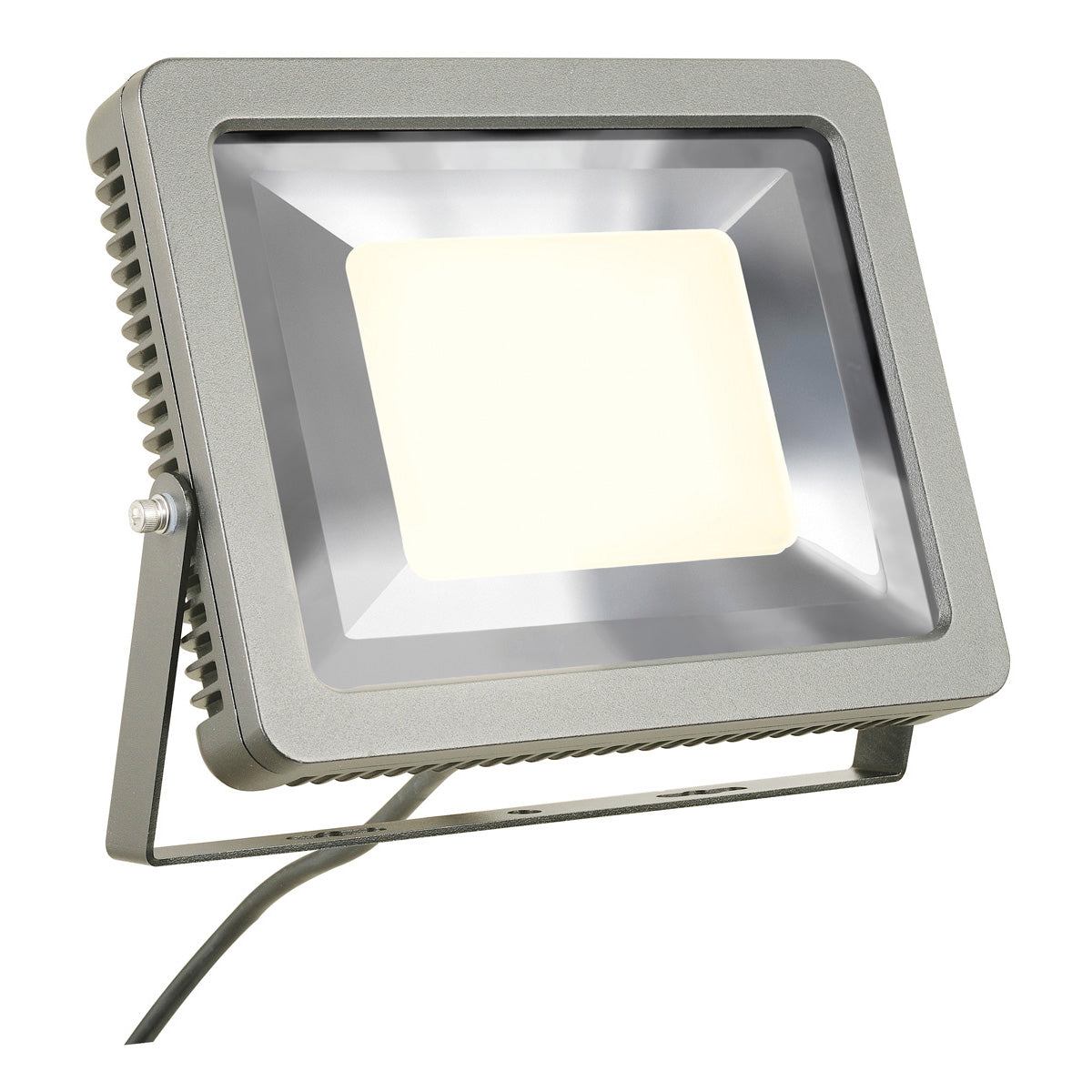 SLV SPOODI Strahler, eckig, 60W, silbergrau, 3000K LED
