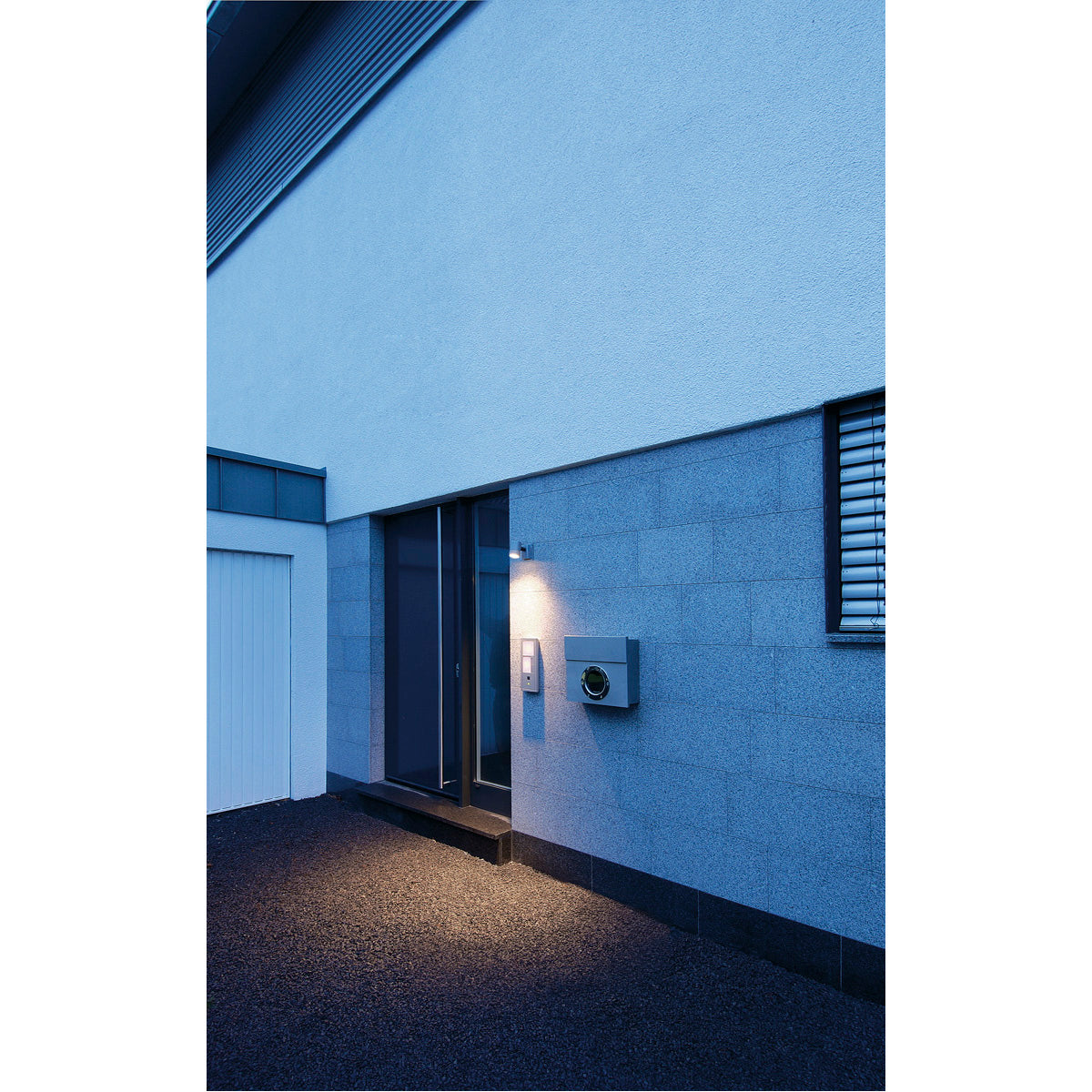 SLV MYRALED WALL, silbergrau, 5W, 3000K, IP55