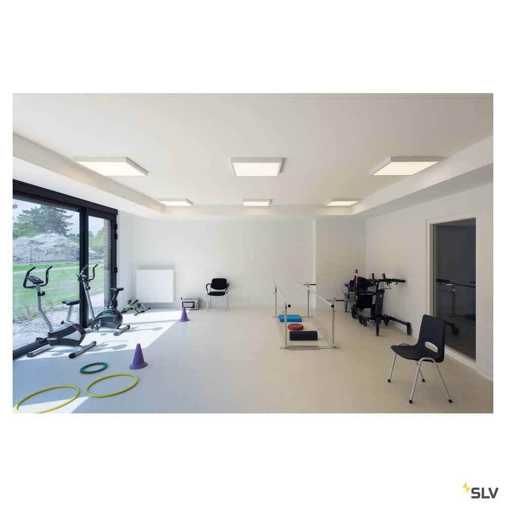 SLV VALETO® LED PANEL, LED Indoor Deckeneinbauleuchte, 600x600mm, UGR<19