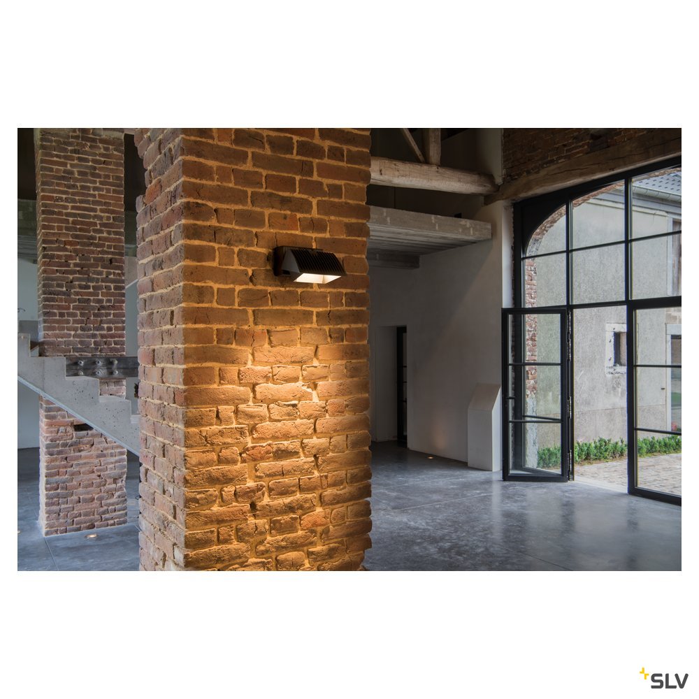SLV MERADO FLOOD WL, LED Indoor Wandaufbauleuchte, schwarz, 3000K, 40°