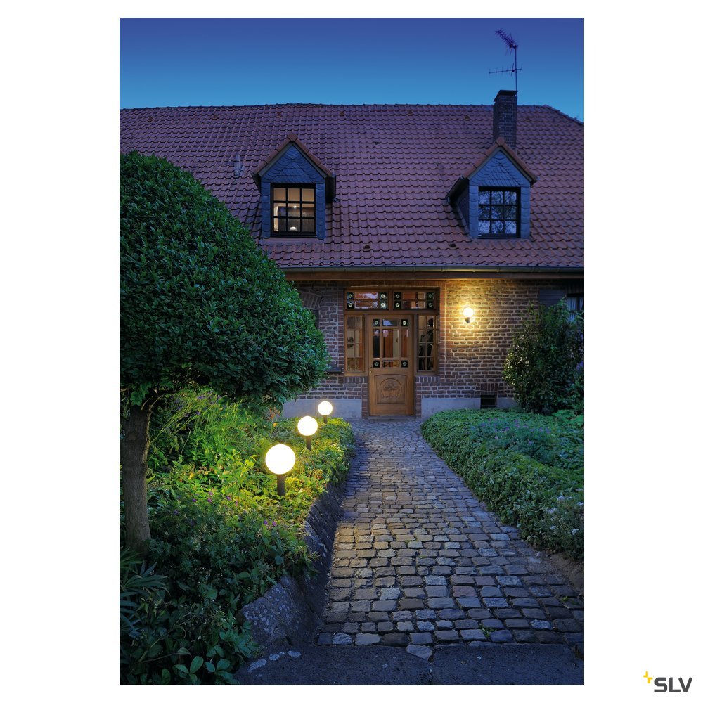 SLV GLOO PURE WL, Outdoor Wandaufbauleuchte, E27, anthrazit, IP44