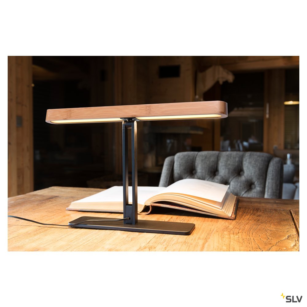 SLV VINCELLI D TL, LED Indoor Tischleuchte, bamboo, 2700K
