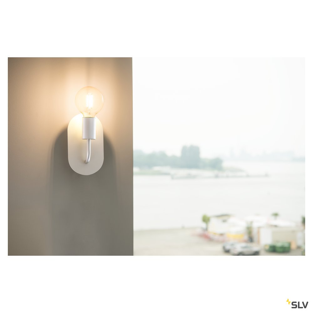 SLV FITU WL, Indoor Wandaufbauleuchte, E27, weiß, max. 24W