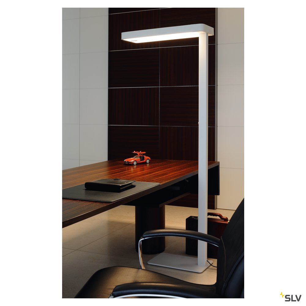 SLV WORKLIGHT PLUS, Indoor LED Standleuchte 3000K weiss