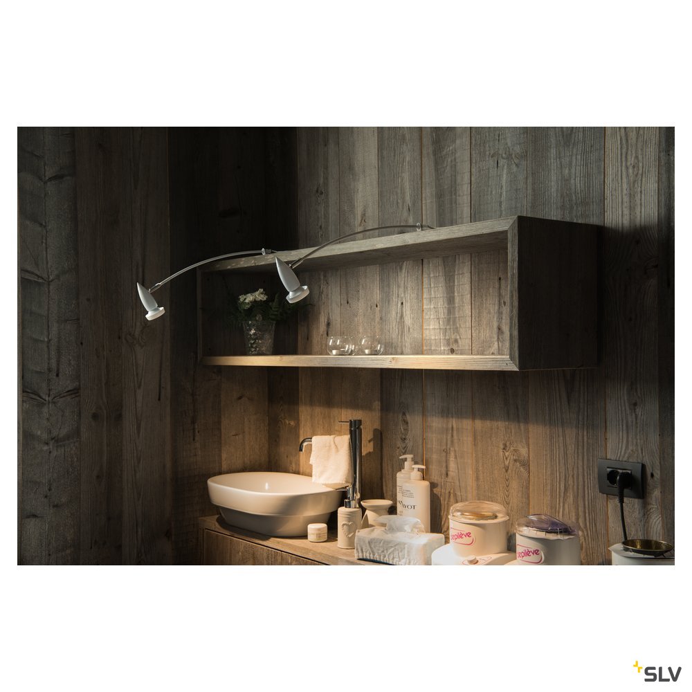 SLV DISPLAY ADL 50 QPAR51 Indoor Displayleuchte weiß max 50W inkl Anschlussbox