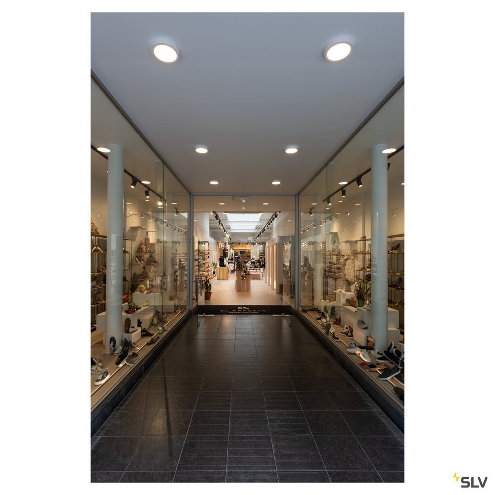 SLV SENSER 24 Indoor LED Deckenaufbauleuchte rund weiß