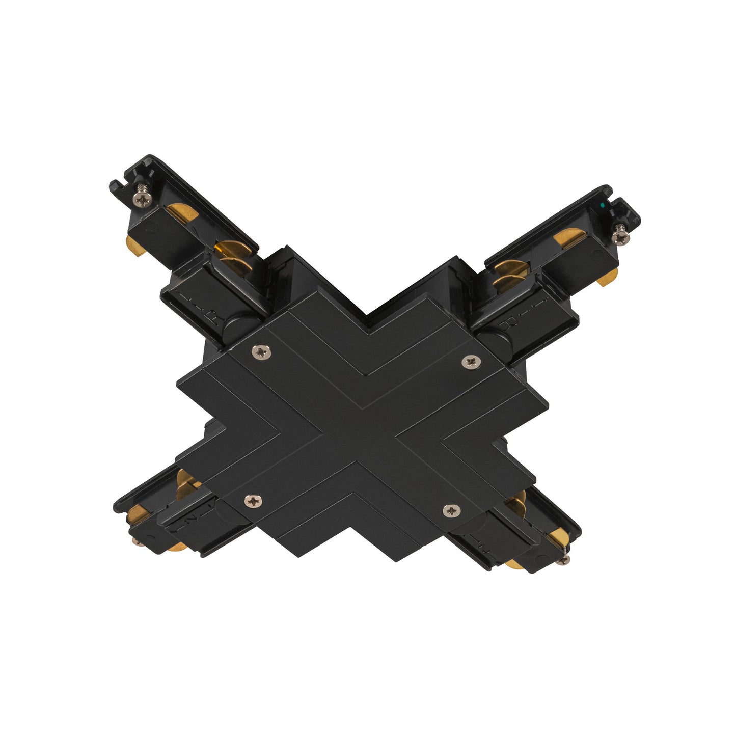 S-TRACK X-Verbinder, 3-Phasen-Einbauschiene, DALI, PHASE, schwarz