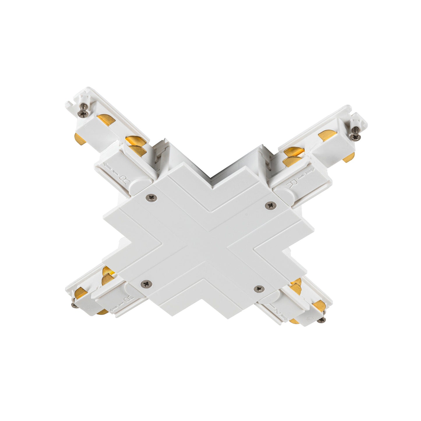 S-TRACK X-Verbinder, 3-Phasen-Einbauschiene, DALI, PHASE, weiß