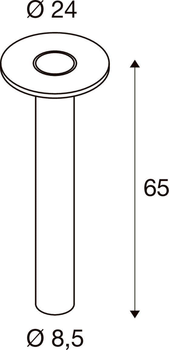 I-RING, Stehleuchte, 9,2 W, 3000 K, anthrazit