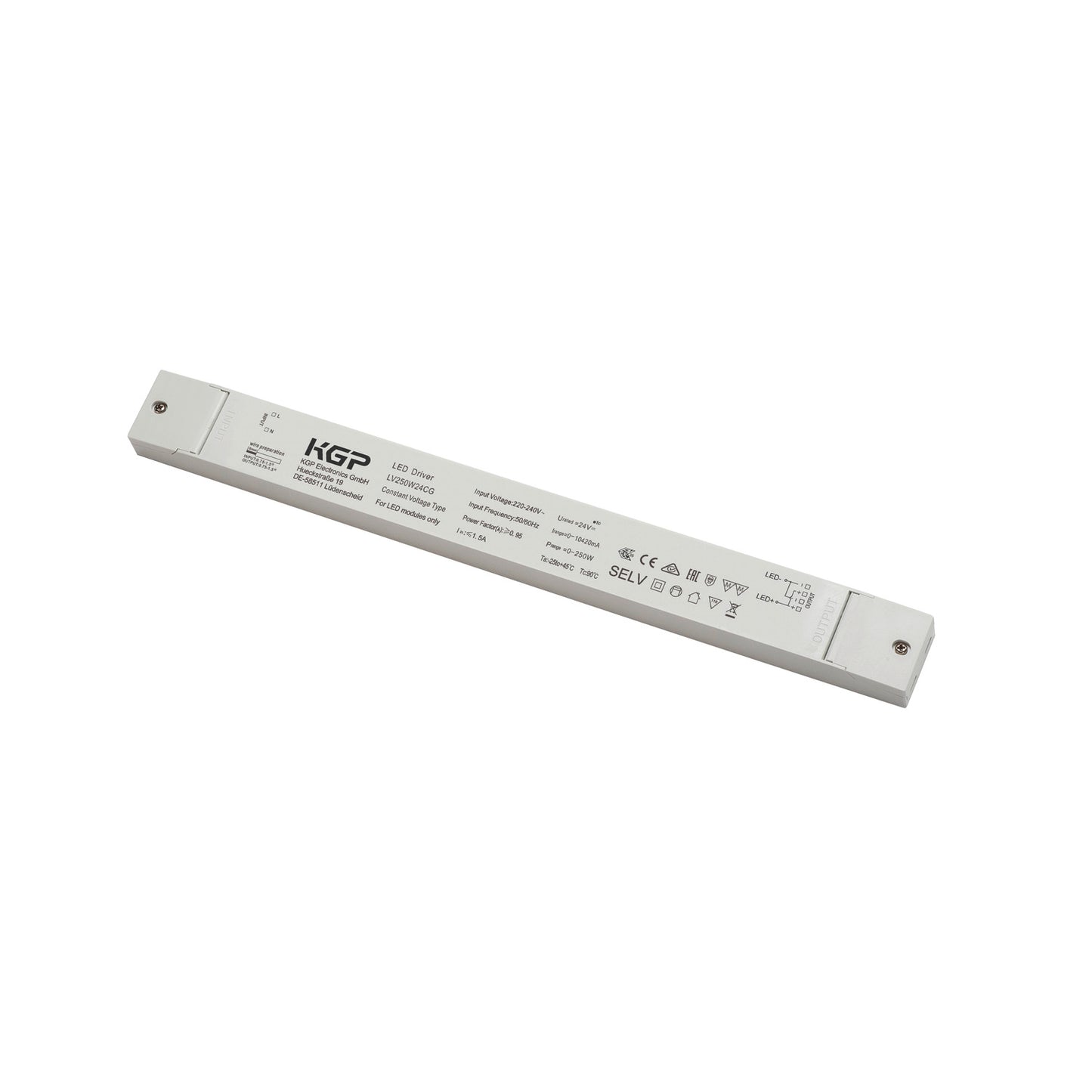 LED Netzteil 250 W, 24V weiß