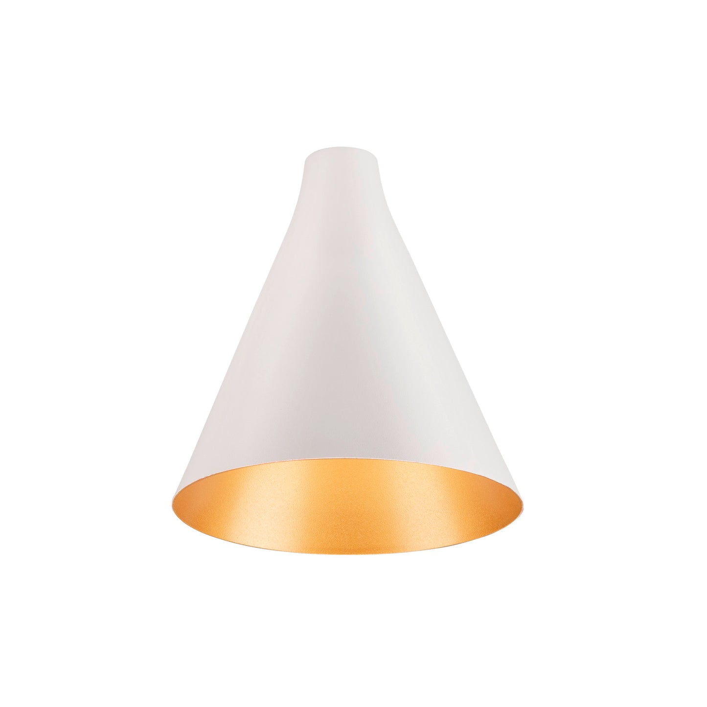 LALU® CONE 15, Leuchtenschirm, Mix&Match, H:17 cm, weiß