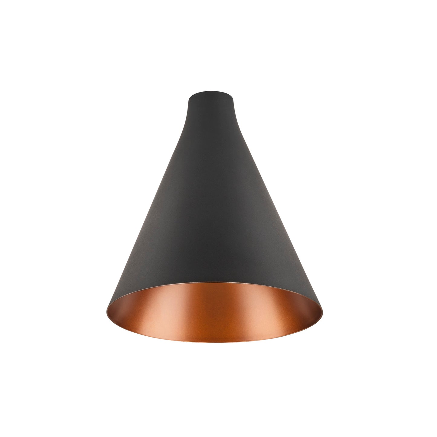 LALU® CONE 15, Leuchtenschirm, Mix&Match, H:17 cm, schwarz
