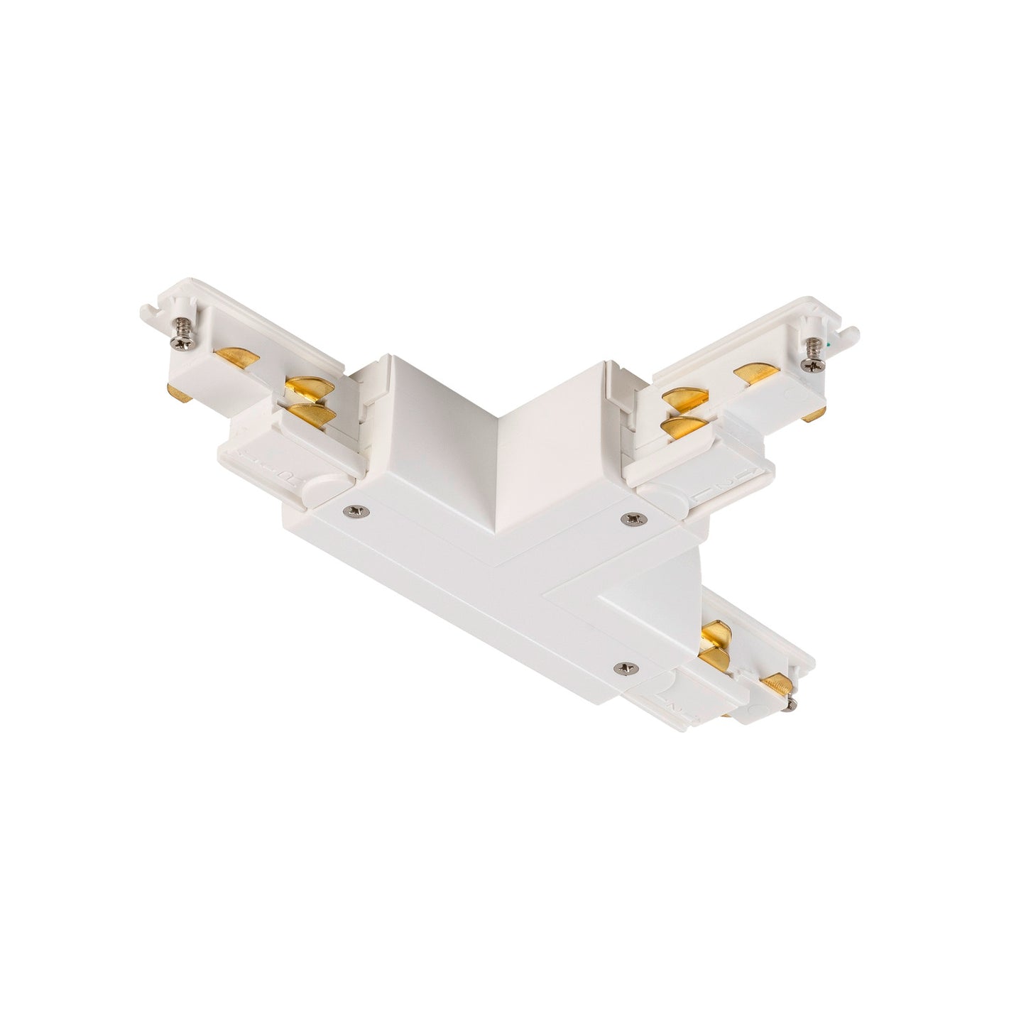 S-TRACK T-Verbinder, verstellbar, rechts, mit Einspeisemöglichkeit, DALI, PHASE, weiß