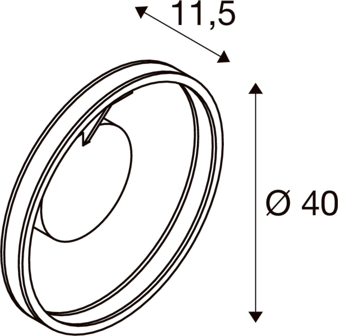 ONE, Wand- und Deckenaufbauleuchte, rund, 2700/3000 K, 14 W, PHASE, 130°, schwarz