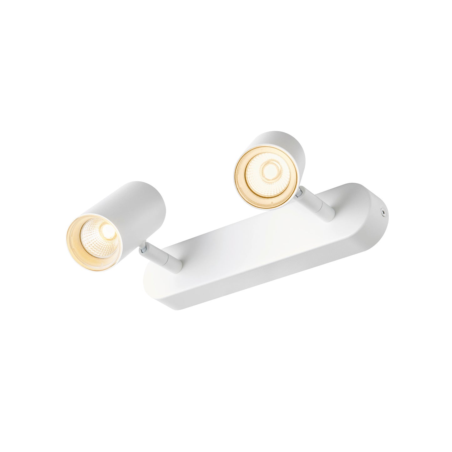 NOBLO®, Wand- und Deckenaufbauleuchte, double, rund, 2700 K, 12 W, PHASE, 32°, weiß