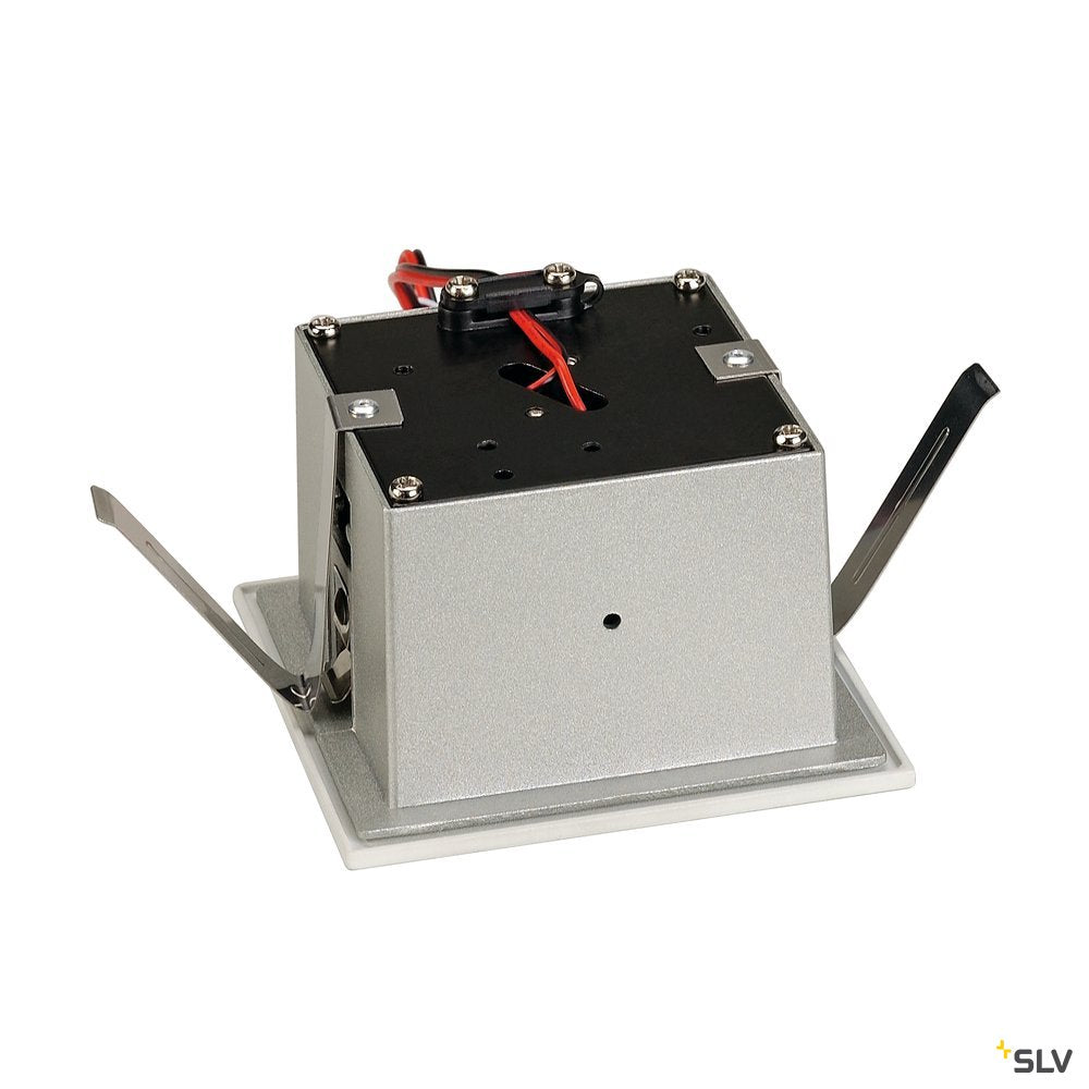 SLV FRAME BASIC LED Einbauleuchte, eckig, mattweiss, warmweisse LED