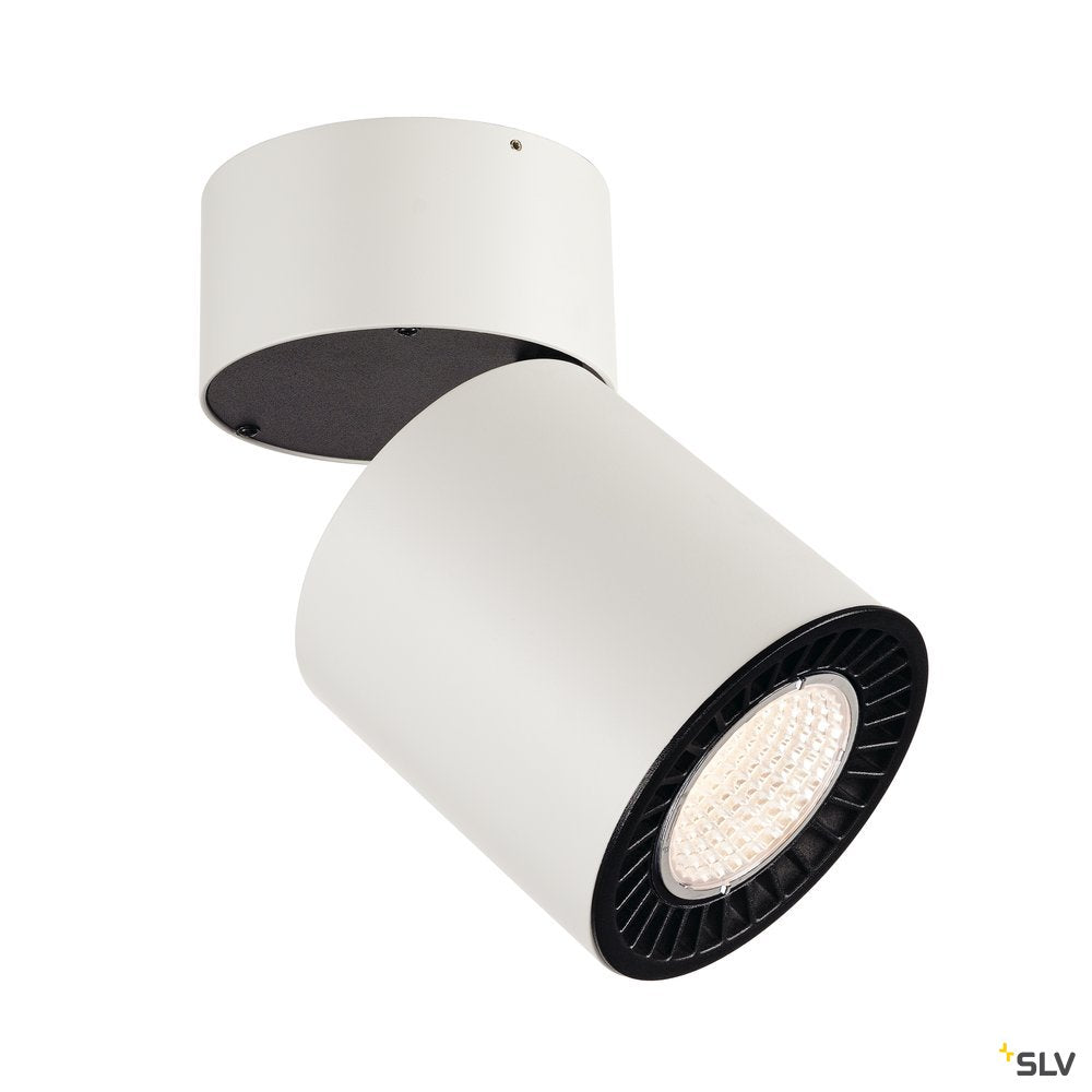 SLV SUPROS CL Deckenleuchte, rund, weiß, 3000lm, 3000K, SLM LED, 60° Reflektor