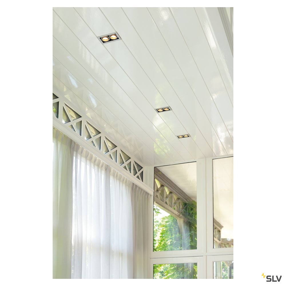 SLV Einbaurahmen AIXLIGHT PRO 50 2 FRAME grau/schwarz