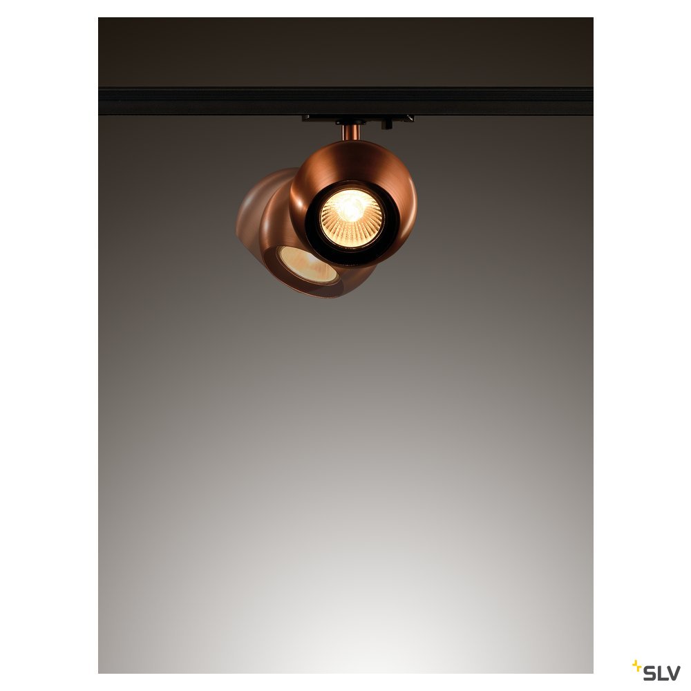 SLV LIGHT EYE BALL Spot GU10, kupferfarben, GU10, max. 50W, inkl. 1P.-Adapter