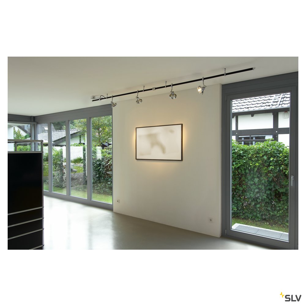 SLV YOKI ES111 Lampenkopf für EASYTEC II, chrom, max. 75W, inkl. Decoring
