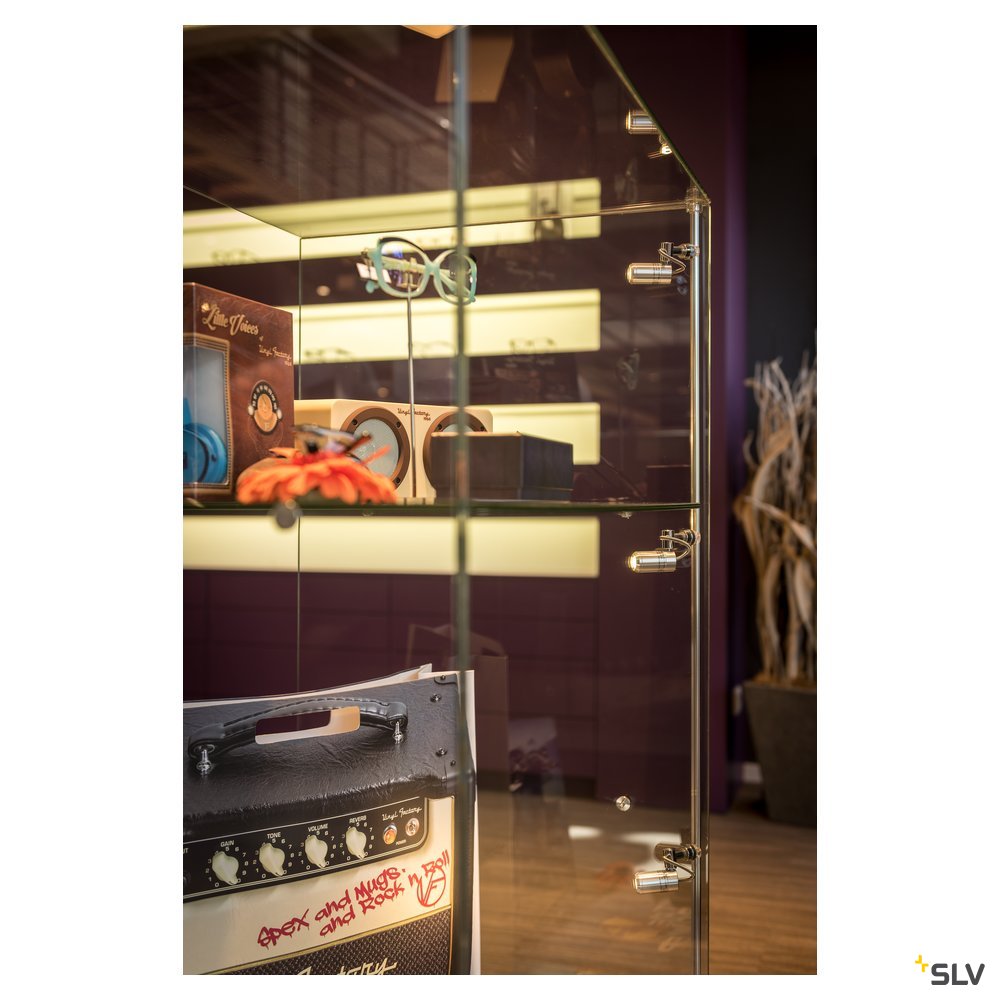 SLV Stromschiene, Schiene GLU-TRAX 1,5m transparent 20A