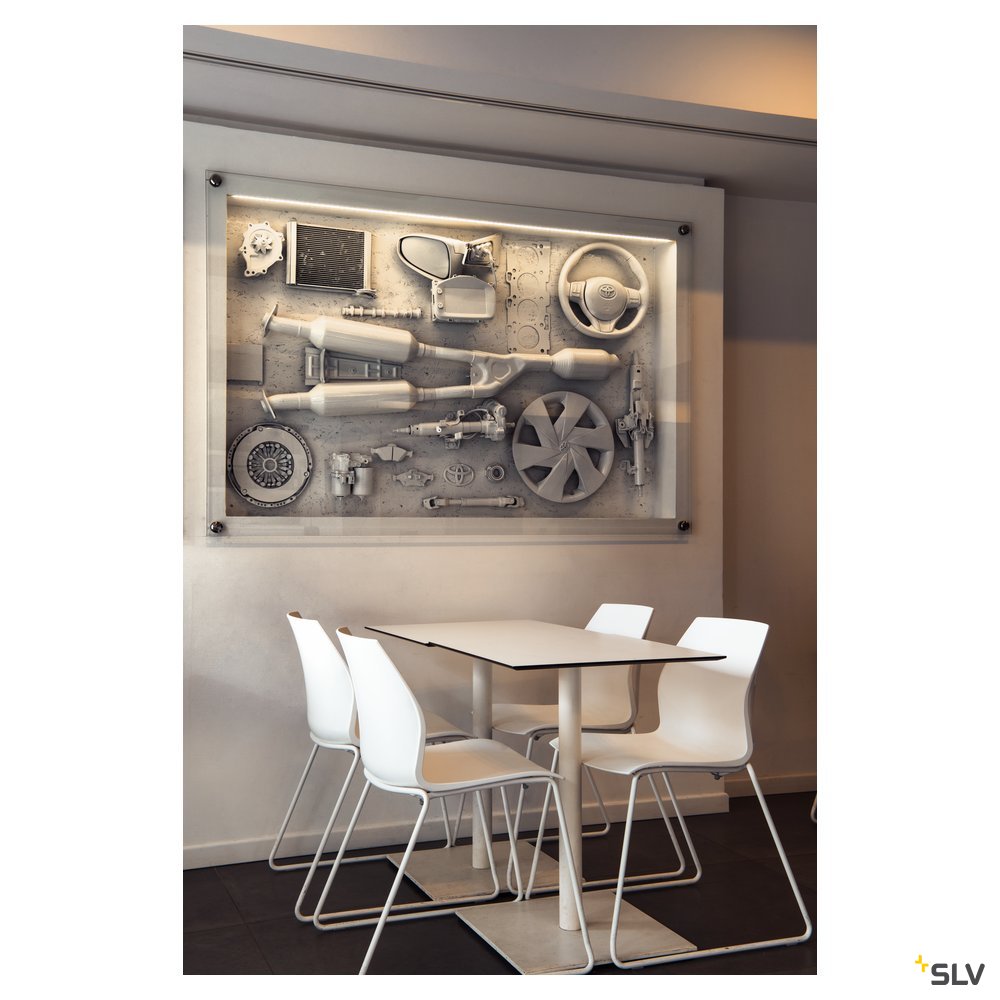 SLV GLENOS Acrylabdeckung für Linear-Profil 2713, 3314, 2m, frosted