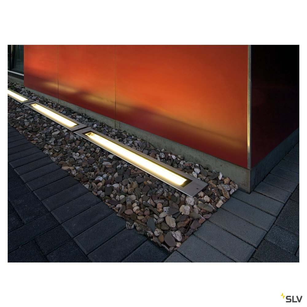 SLV DASAR T5-21 Bodenprofil, Edelstahl 316, ESL, 21W, IP67