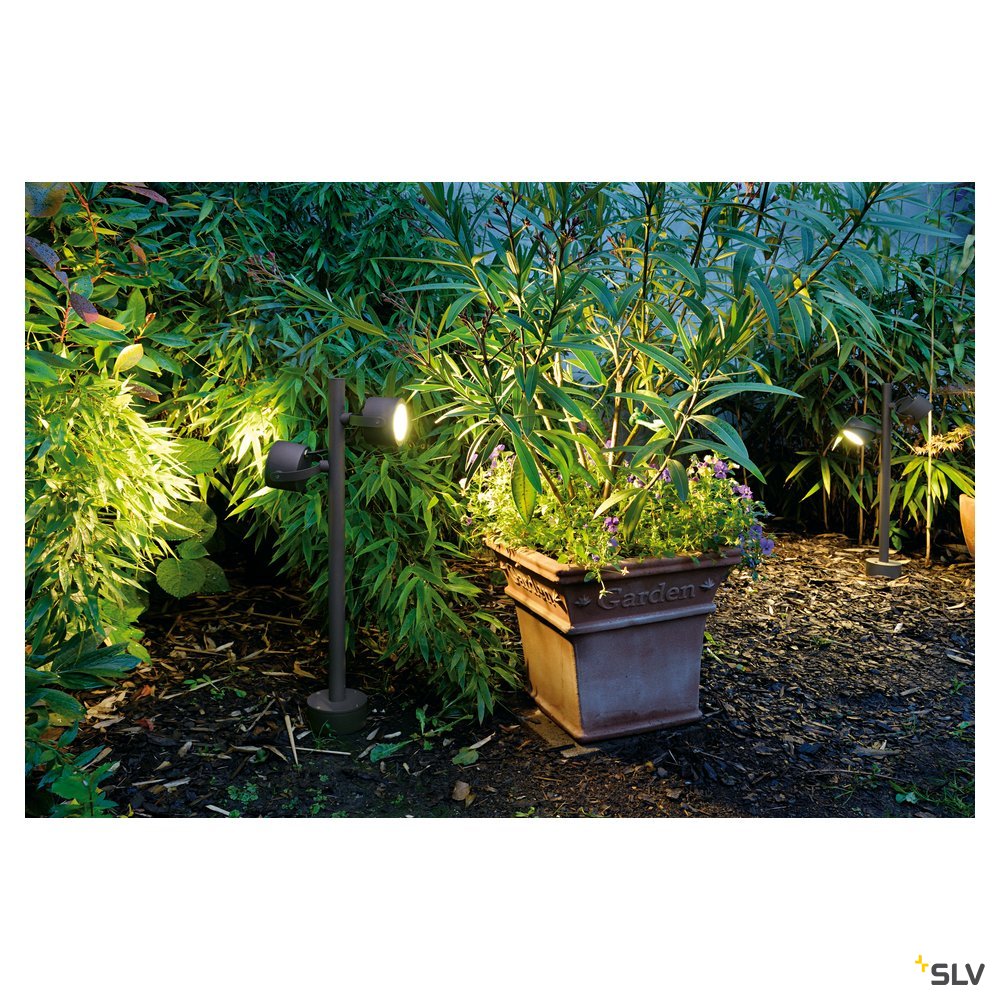 SLV SITRA 360 SL Aussenleuchte, anthrazit, GX53, max. 2x9W