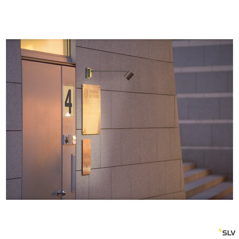 SLV NEW MYRA DISPLAY STRAIGHT, silbergrau, GU10, max. 50W, IP55