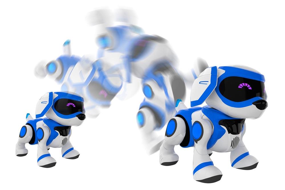 Splash Toys 30637B Teksta Roboter Hund, blau Spielzeug Spielhund eBay