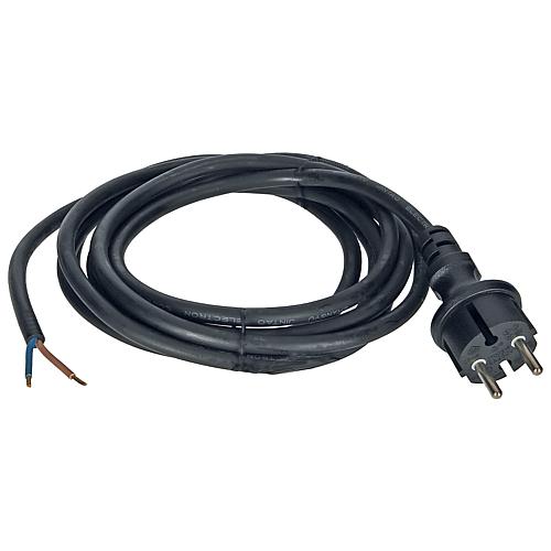 EGB Anschlussleitung  H07RN-F 2x1mm²  schwarz 3m