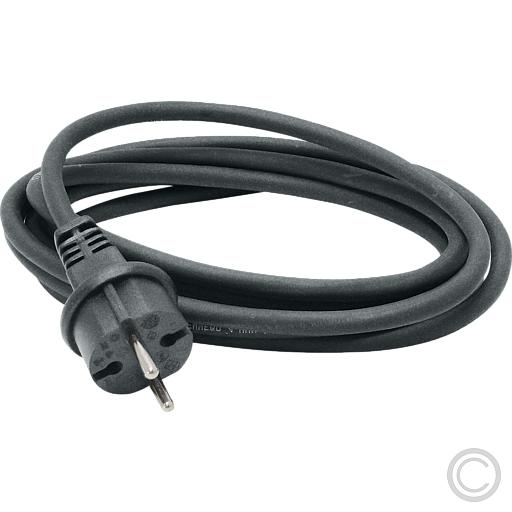 EGB Anschlussleitung  H07RN-F 2x1mm² schwarz 10m
