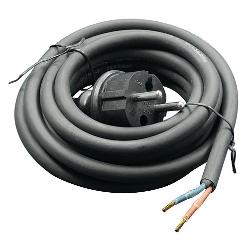 EGB Anschlussleitung H07RN-F 2x1,5mm²  schwarz 3m