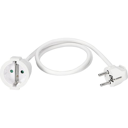 EGB Verlängerung H05VV-F3G1,5mm²  1,0m reinweiß