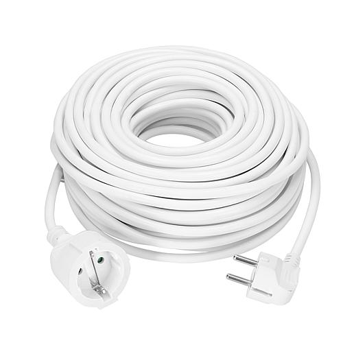 EGB Verlängerung H05VV-F3G1,5mm²  25m reinweiß
