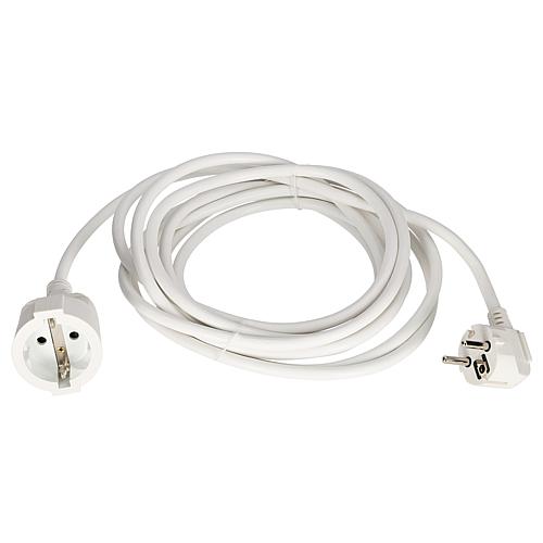 EGB Schutzkontakt-Verläng. H05VV-F 3G1,5mm²  5m reinweiß