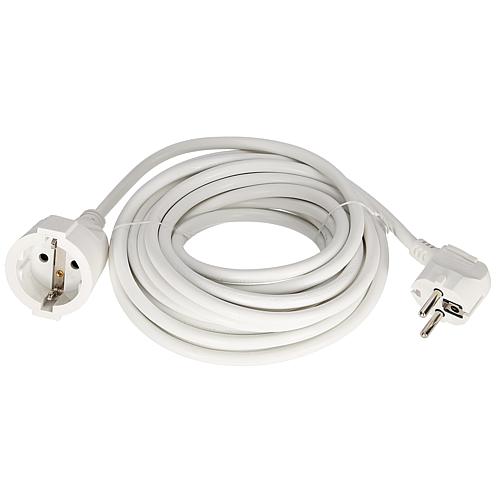 EGB Schutzkontakt-Verläng. H05VV-F3G1,5mm²  7,5m reinweiß