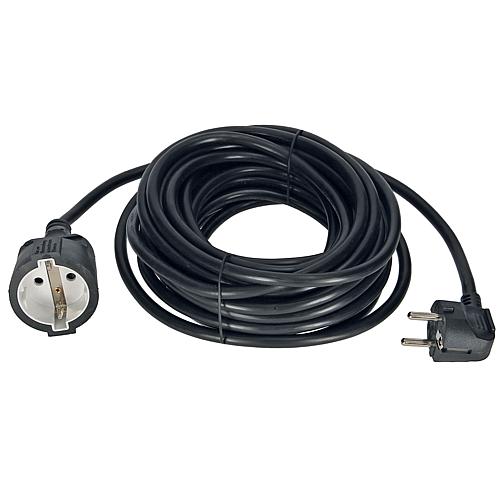 EGB Schutzkontakt-Verläng. H05VV-F 3G1,5mm²  10m schwarz