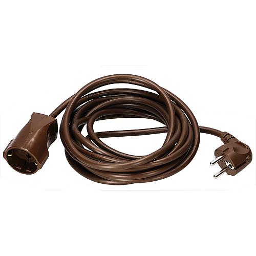 EGB Schutzkontakt-Verlängerung 3x1,5 braun 5 m