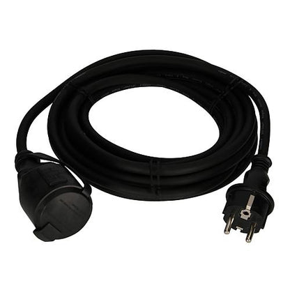 Gummi-Verlängerung H05RR-F 3G1,5 schwarz  5m