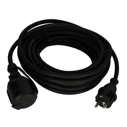Gummi-Verlängerung H05RR-F 3G1,5 schwarz  10m