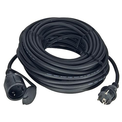 Gummi-Verlängerung H05RR-F 3G1,5 schwarz  25m