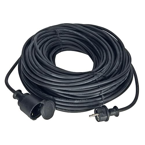 Gummi-Verlängerung H05RR-F 3G1,5 schwarz  50m
