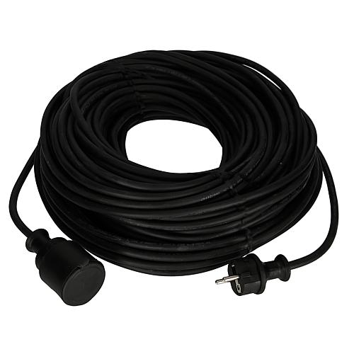 Gummi-Verlängerung H05RR-F 3G1,5 schwarz  50m