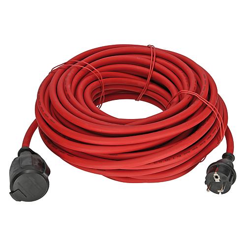 Gummi-Verlängerung H07RN-F 3G1,5 rot  25m