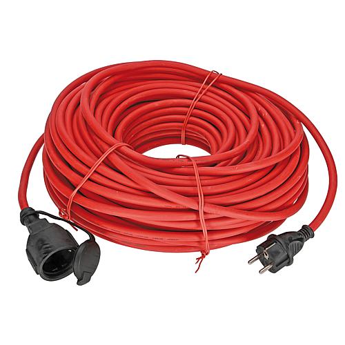 Gummi-Verlängerung H07RN-F 3G1,5 rot  50m